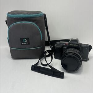 Kyocera Yashica 230 AF 35mm film SLR & 28-85mm f/3.5 Macro Lens New Battery